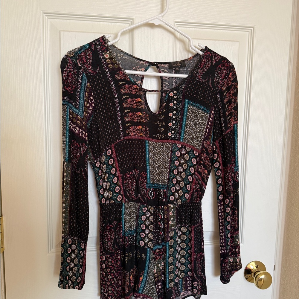 Bohemian Long Sleeve Dress